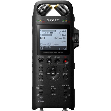 소니 리니어 PCM 레코더 16GB 고해상도 녹음 192KHz 24bit 녹음 프리 레코딩 기능 디지털 리미터 대응 2019년 모델 PCM-D10-추천-상품