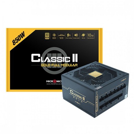 마이크로닉스 Classic II 850W 80PLUS GOLD 230V EU 풀모듈러-추천-상품