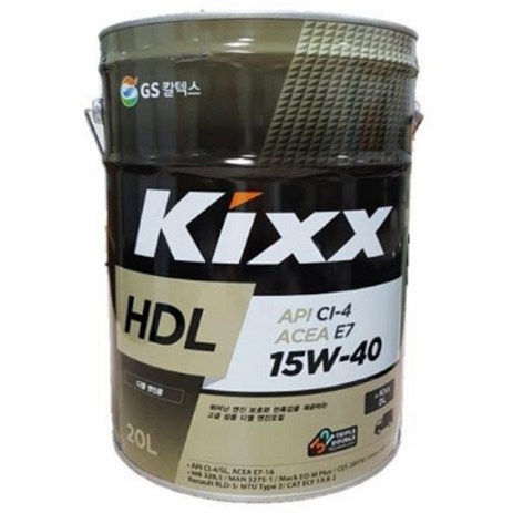 KIXX HDL 15W40 2말, 20L, 2통-추천-상품