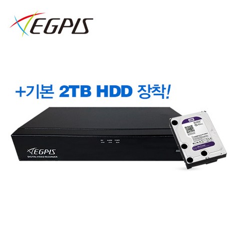 이지피스 400만화소 CCTV 8채널 QHDVR-4008HS 2TB포함, QHDVR-4008HS - 6TB-추천-상품