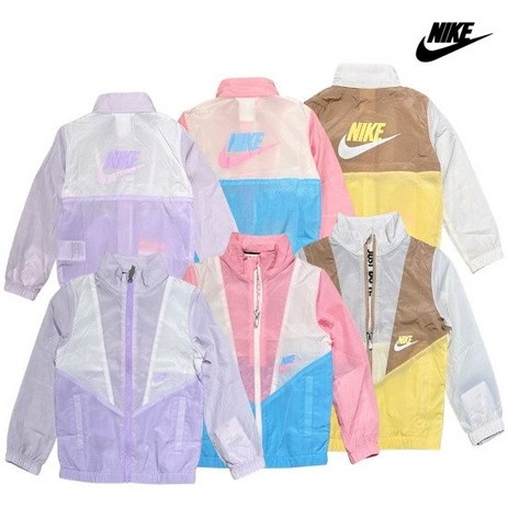 [매장정품] 나이키 NIKE 키즈 토들러 컬러블럭 홀겹 바람막이 윈드러너 A242JK181P-추천-상품