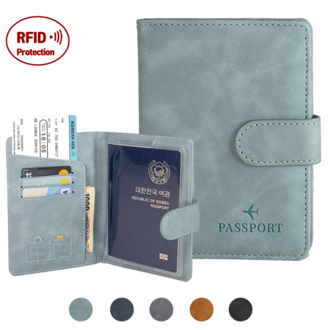 에버니즈 RFID차단 여권케이스 투명커버 세트-추천-상품