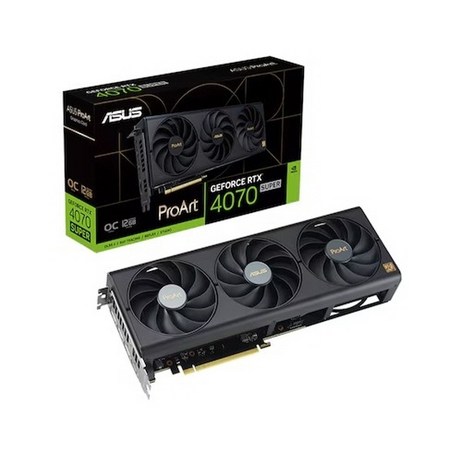 에이수스 ASUS ProArt 지포스 RTX 4070 SUPER O12G OC D6X 12GB, PROART-RTX4070S-O12G-추천-상품