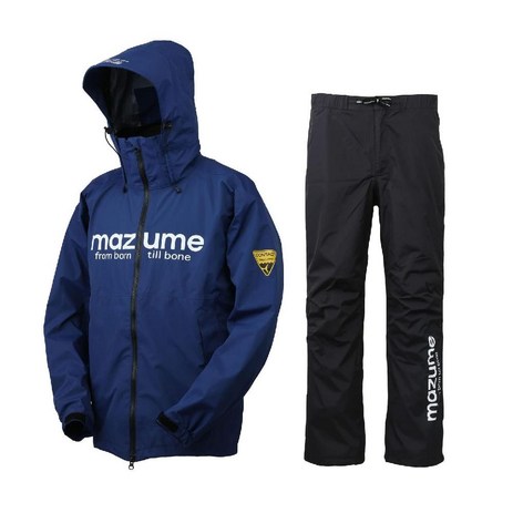 MAZUME 마즈메 낚시복 콘택트 레인 슈트 방수 MZRS-688, 네이비/블랙, 1개-추천-상품