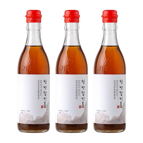 저온압착 천년 참기름, 3개, 350ml-추천-상품