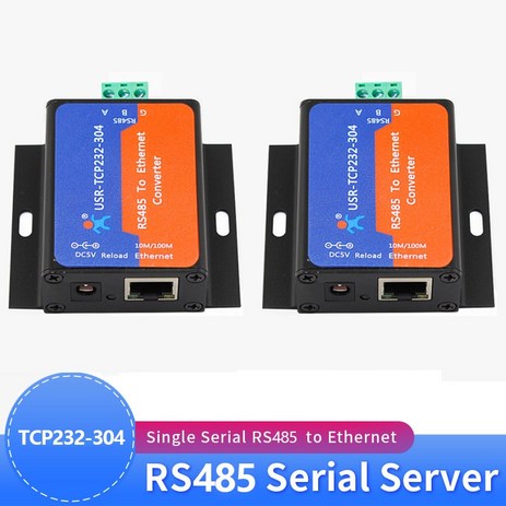 2PCS USR-TCP232-304 직렬 rs485-tcp/ip 이더넷 서버 변환기 모듈 내장 웹 페이지 DHCP/DNS 지원, AU plug, 2개-추천-상품