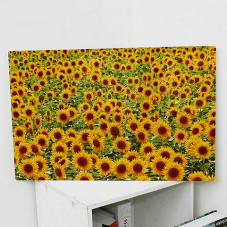 아트박스/꾸밈 bf156-폼아크릴액자58CmX38Cm_크기가다른해바라기꽃밭, 2.중-추천-상품