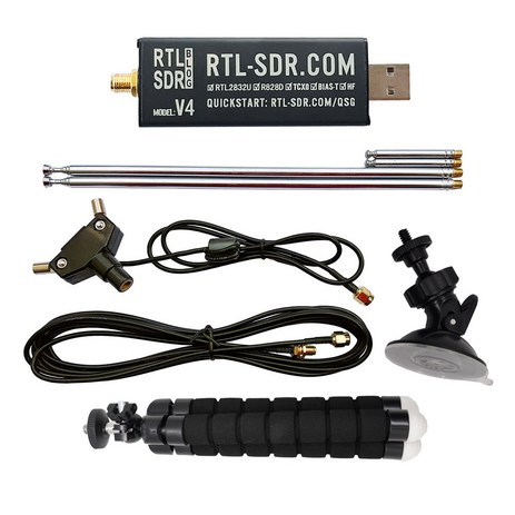 RTLSDR 블로그 RTL SDR V3 R820T2 RTL2832U 1PPM TCXO SMA 소프트웨어 정의 라디오 다목적 다이폴 안테나 포함-추천-상품