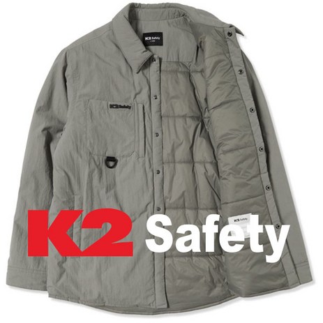 K2 세이프티 남자 패딩 점퍼 셔츠형 자켓 워크웨어 F2108, 1개-추천-상품