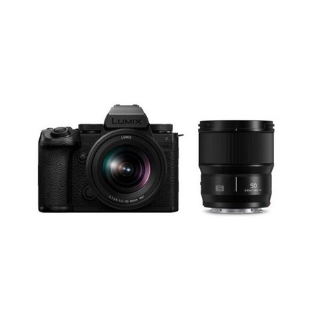 파나소닉 Panasonic [세금포함] [정품] DC S5M2X 24.2MP 디지털 카메라 S R2060 20 to 60mm and S50 50mm 렌즈 285624860378-추천-상품