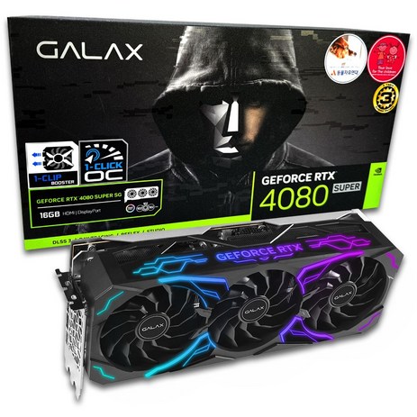 갤럭시 GALAX 지포스 RTX 4080 SUPER SG OC D6X 16GB 그래픽카드-추천-상품