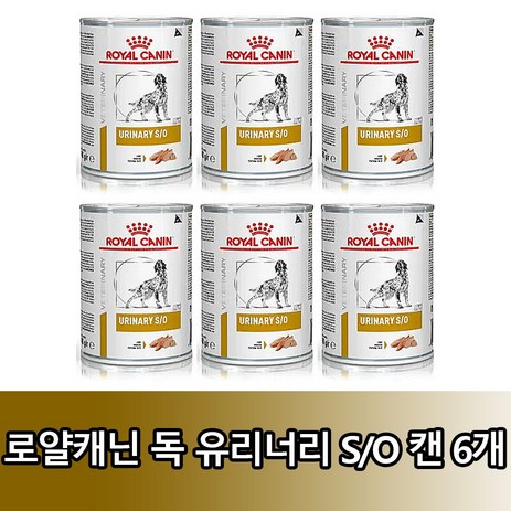 로얄캐닌 독 유리너리 S/O 캔 410g *6개, 6개-추천-상품