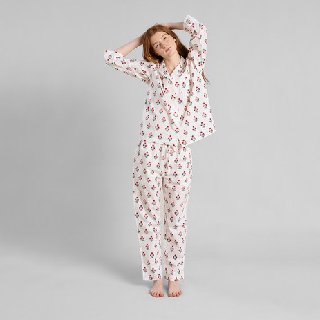 [29CM 단독] 슬리피존스 (W) MARINA PAJAMA SET (POPPY PRINT CREAM)-추천-상품