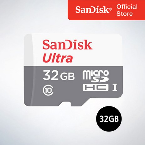 샌디스크코리아 공식인증정품 마이크로 SD 카드 SDHC ULTRA 울트라 QUNR 32GB, 1개-추천-상품