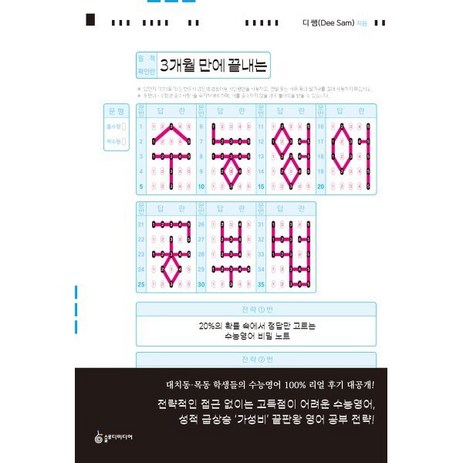 3개월 만에 끝내는 수능영어 공부법:20%의 확률 속에서 정답만 고르는 수능영어 비밀 노트, 디 쌤 저, 슬로디미디어-추천-상품
