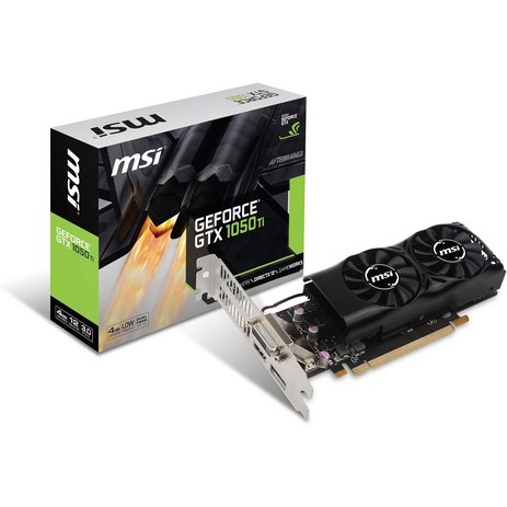 MSI GeForce GTX 1050 Ti 4GT LP 그래픽 보드 LP 모델 VD6238-추천-상품