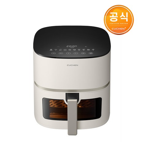 쿠첸 전자식 에어프라이어 5L 아이보리 COV-C050I /공기순환시스템/자동레시피모드, 쿠첸 5L 에어프라이어 COV-C050I-추천-상품