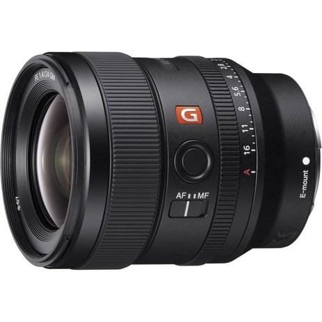 Sony 소니 FE 24mm f1.4 GM 풀프레임 광각 프라임 렌즈 SEL24F14GM 블랙, Lens-추천-상품