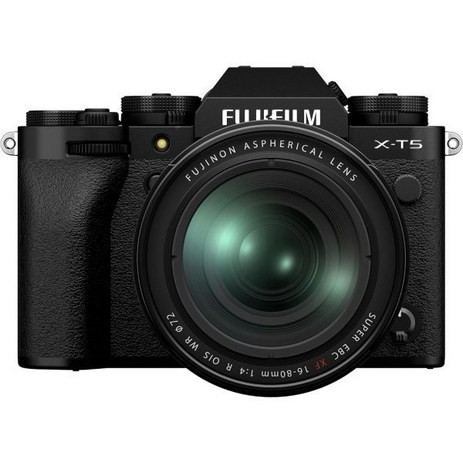 Fujifilm 후지필름 X-T5 미러리스 디지털카메라 XF16-80mm 렌즈키트 - 블, w/ XF16-80mm Lens, 1개-추천-상품