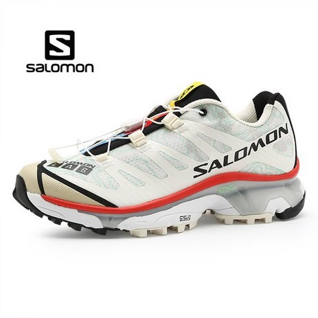 살로몬 살로몬 XT-4 OG 바닐라아이스 화이트 오로라레드 운동화 런닝화 (L47315600)(size230-300)-추천-상품