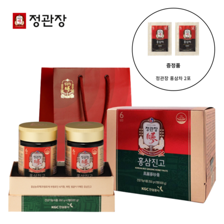 정관장 정관장 홍삼진고 (250gx2병) 1박스+쇼핑백, 500g, 1세트-추천-상품