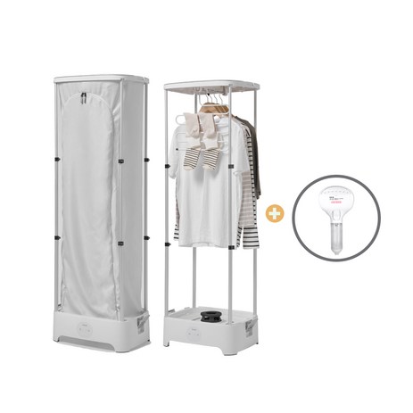 스쿱-UV살균-의류케어-빨래-건조기(유해세균-바이러스-99.9%-살균/구겨짐-옷감-손상-냄새-걱정-없는-스탠딩-스팀-건조/20kg-용량/좁은-공간-설치)-UV살균-의류케어-건조기+스팀다리미-세트-추천-상품