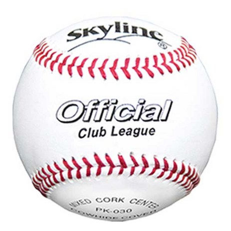 스카이라인 오피셜 하드볼 야구공 PK-030, 1개, 단품없음-추천-상품
