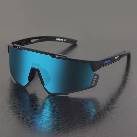 스타일호른 가빈 스포츠 선글라스 G90 얼굴을 딱 잡아주는 안정적인 선글라스 (도수클립 포함), C4+블루미러+블랙-추천-상품