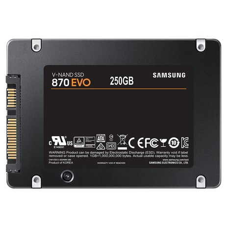 삼성전자 870 EVO SSD, 250GB, MZ-77E250B/KR-추천-상품