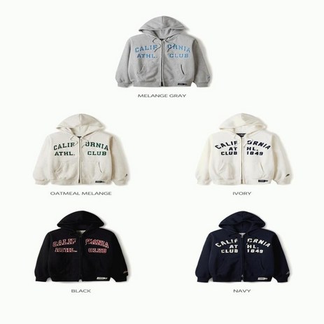 후아유 공용 시그니처 패치 후드집업 Signature Patch Hood Zip-up Brushed WHMZE4911U-추천-상품