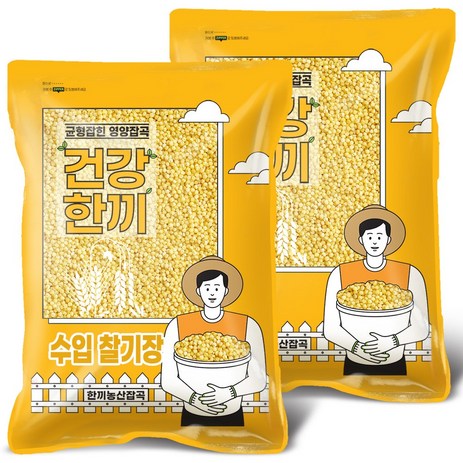 중국산 찰기장, 2개, 2kg-추천-상품
