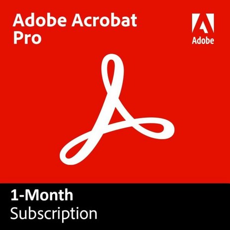 Acrobat Professional DC PDF 변환기 12개월 구독자동 갱신 PCMac 포함-추천-상품