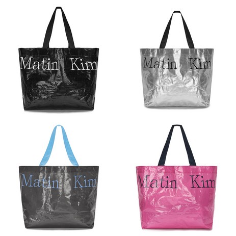 [당일발송] 마뗑킴 타포린 리유저블 쇼퍼백 여성 쇼핑 가방 백 MATIN KIM TARPAULIN SHOPPER BAG MK2377BG902M0-추천-상품