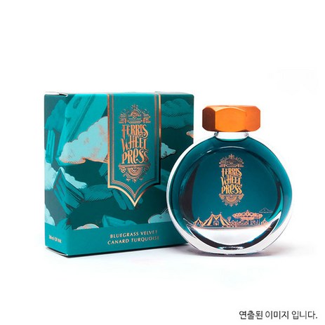 페리스휠 프레스 병잉크 블루그라스 벨벳Bluegrass Velvet, 미니병38ml [BGV]-추천-상품