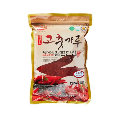 23년산 일편단심 태양초 고춧가루, 1kg, 1개-추천-상품