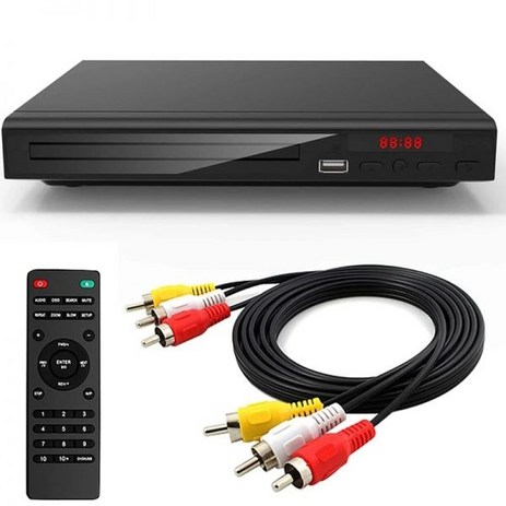 휴비나인 DVD시디플레이어 멀티 지역 풀 HD 1080P 홈 DVD 플레이어 멀티미디어 디지털 TV 디스크 CD MP3 MP4 RW VCD 지원 시어터 시스템, EU PLUG 220V-추천-상품