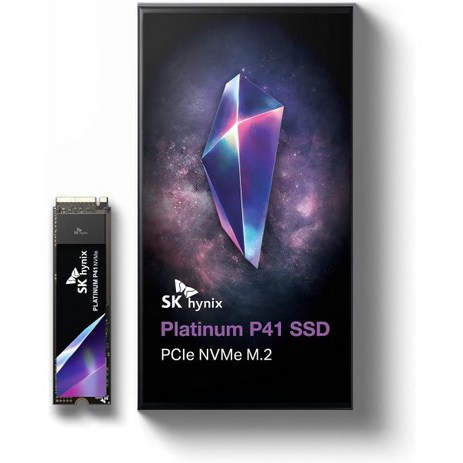 SK hynix SK하이닉스 플래티넘 P41 11TB PCIe NVMe Gen4 M.2280 내장 게이밍 SSD 최대 7000MBS Compact M.2 Form Factor 17, 500GB-추천-상품