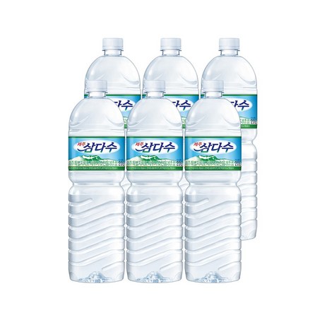 제주 삼다수2l 화산암반수아이유생수제주(유라벨/무라벨 랜덤발송), 2L, 6개-추천-상품