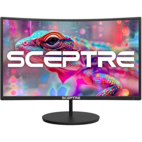 Sceptre 셉터 커브드 27인치 FHD 1080p 75Hz LED 모니터 HDMI VGA 내장 스피커 EDGE LESS 메탈 블랙 2019 C275W 1920RN Q9311, Curved 27