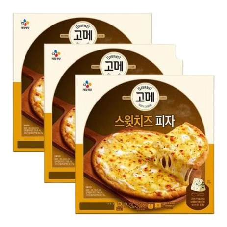 고메 스윗치즈 피자 325g X 3개, 고메스윗치즈피자325gX3-추천-상품