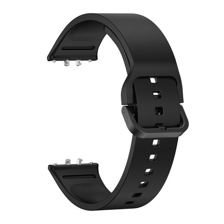 갤럭시핏3 호환 스트랩 실리콘밴드 SM-R390 시계줄 Galaxy Fit3 스포츠밴드, 블랙-추천-상품