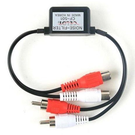 셀로트 슬립형 노이즈필터 RCA/이어폰식 음성노이즈필터 CF-501 CF-401, 셀로트 슬림형 RCA식 1개-추천-상품