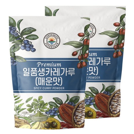 해나식품 카레가루 커리분말 매운맛 500g, 2개-추천-상품