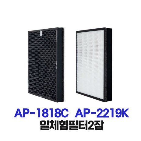 H13등급 코웨이 AP-1818C / AP-2219K 일체형 필터 2장 공기청정기 필터-추천-상품