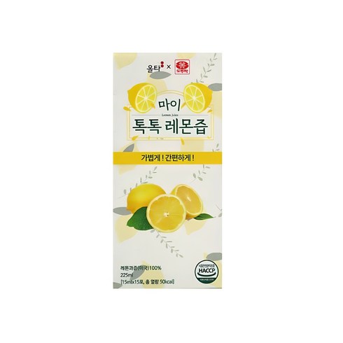 마이 톡톡 레몬즙 - 도투락 마이 톡톡 레몬즙, 15개, 15ml