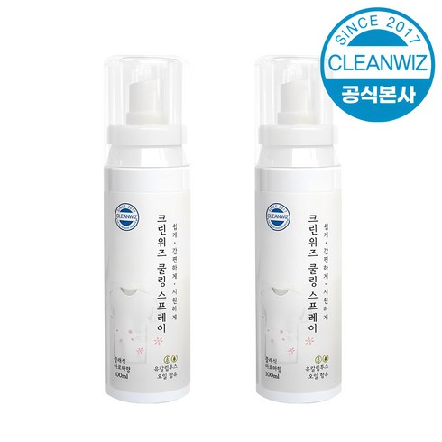 크린위즈 냉감 쿨링 스프레이 100ml (아로마향), 2개, 1개