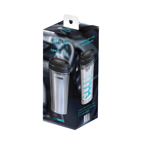 차량용재떨이 - 트롬베 차량용 스테인리스 텀블러 재떨이, 1개