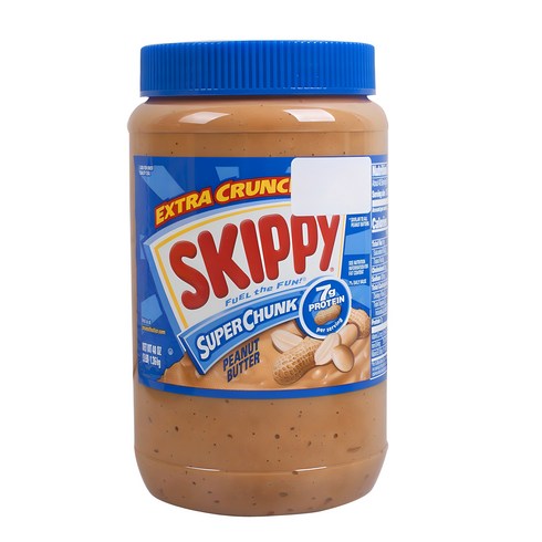 skippy - 스키피 땅콩버터 수퍼청크, 1.36kg, 1개