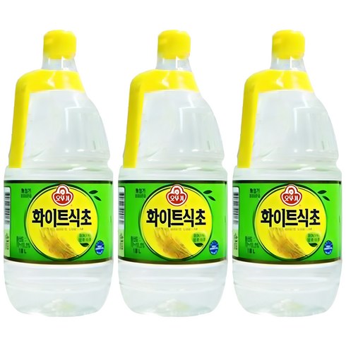 화이트식초 - 오뚜기 화이트 식초, 1.8L, 3개