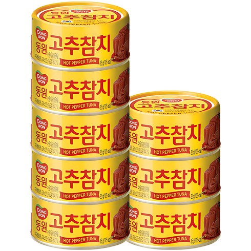 통조림 - 동원 고추 참치, 85g, 8개